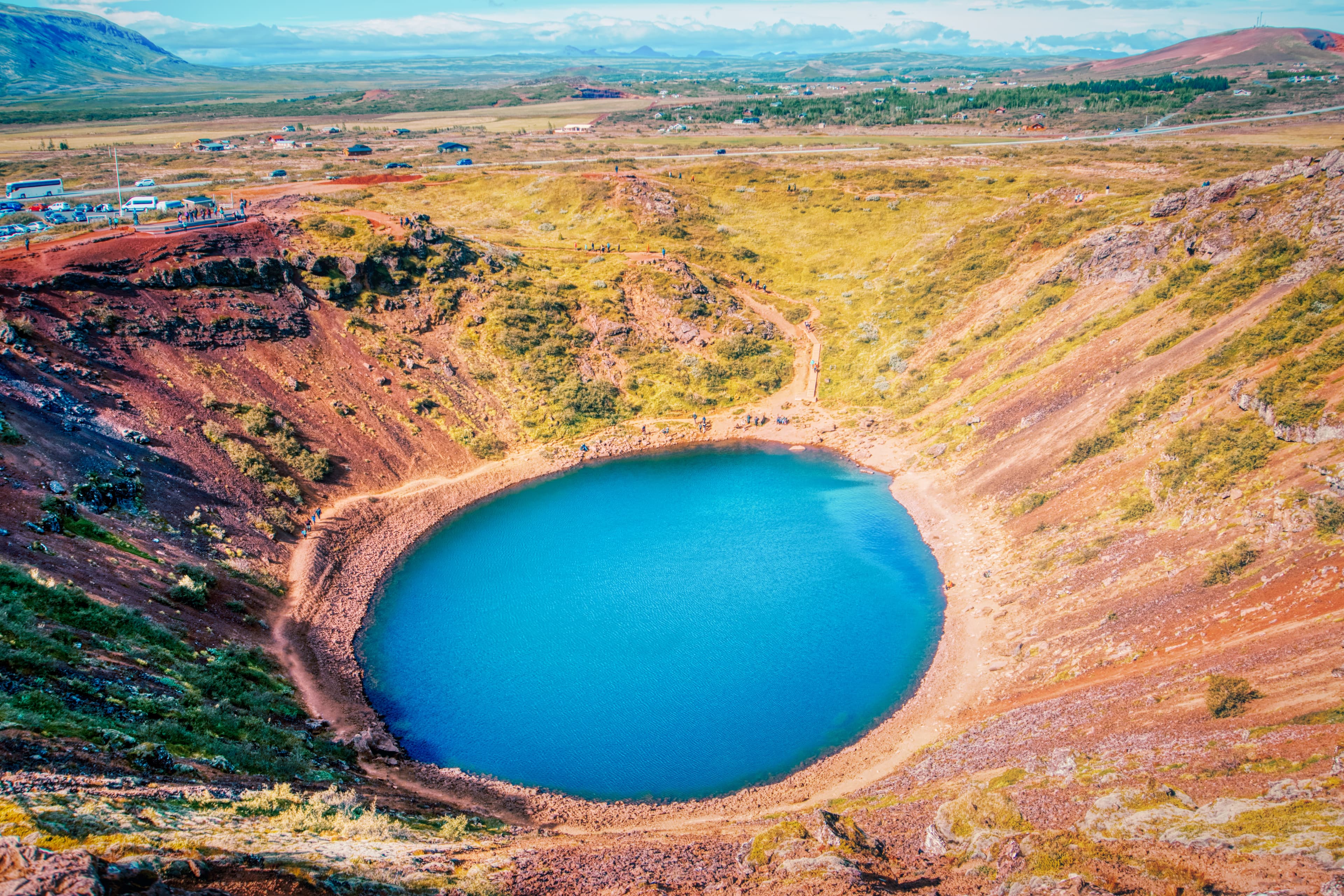 Golden Circle & Northern Lights by Boat Combo Tour