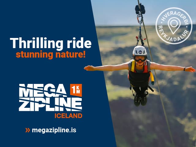 Mega Zipline Conventional Ride with transfer from Reykjavik - photo 3