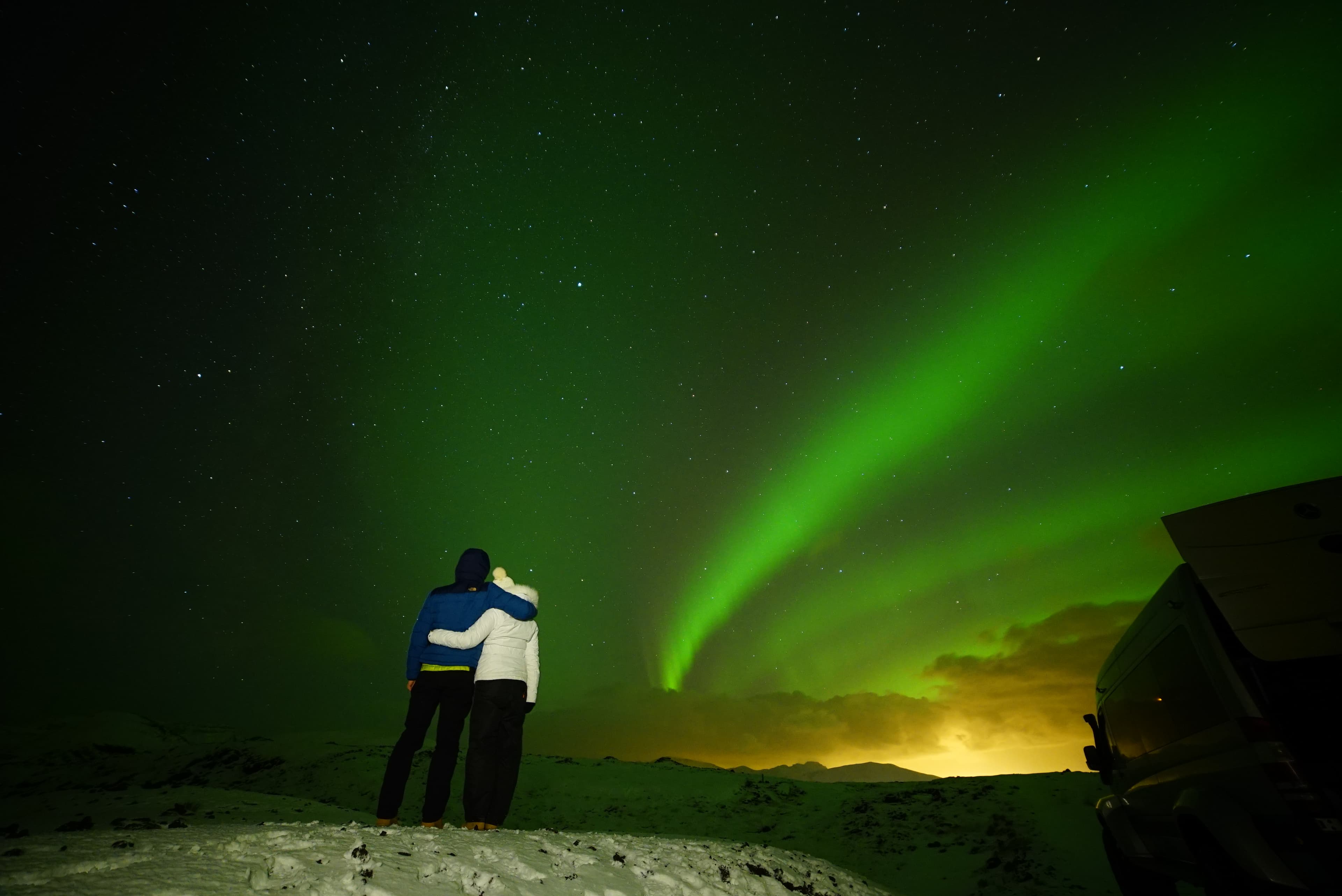 Glacier Snowmobiling, Golden Circle & Northern Lights