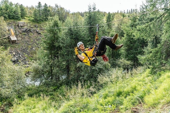 Zipline Adventure Through Glerárgil River Canyon in Akureyri Town - photo 14