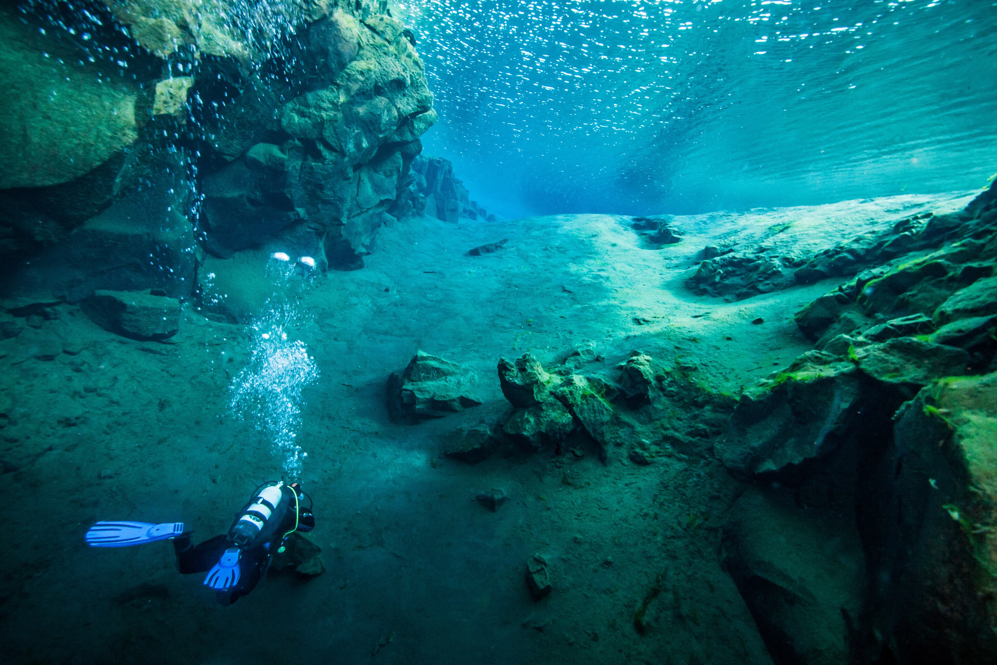Deep Into the Blue - Silfra Diving from Reykjavík
