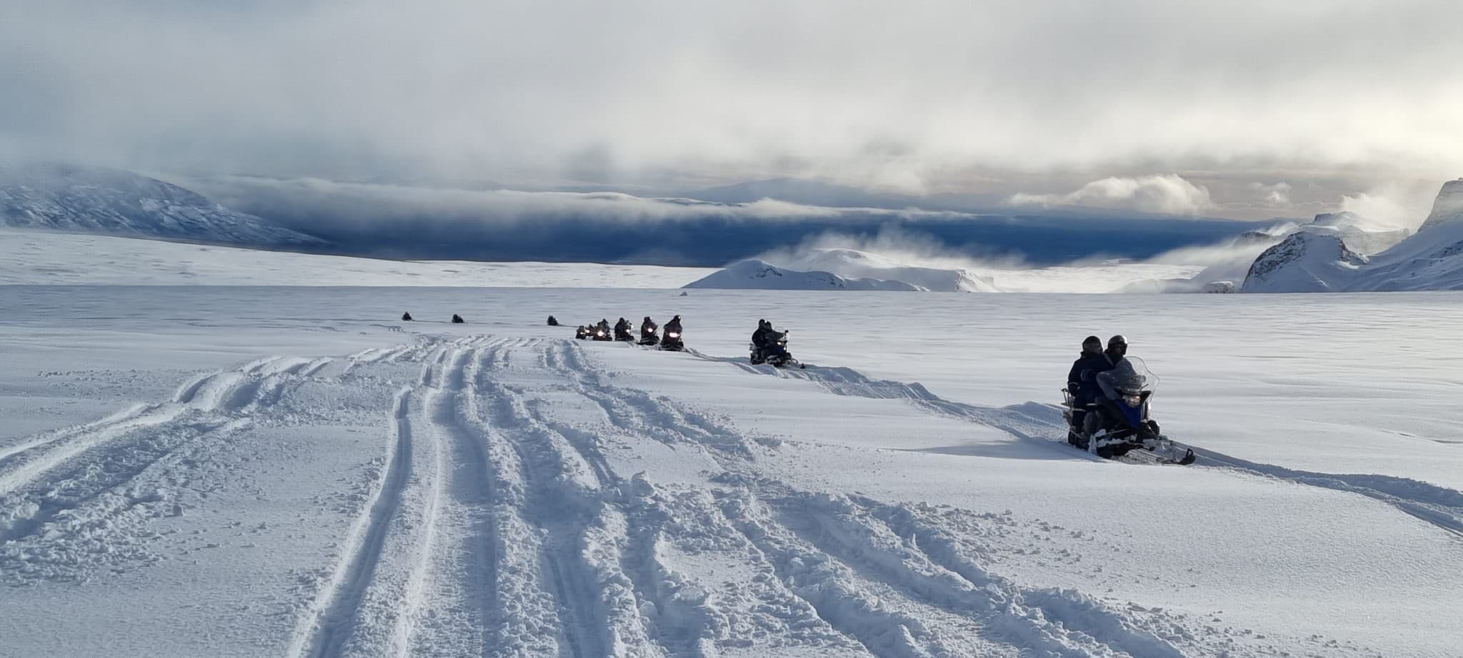 Superjeep Golden Circle and Langjokull Snowmobile Tour on Glacier  - photo 13