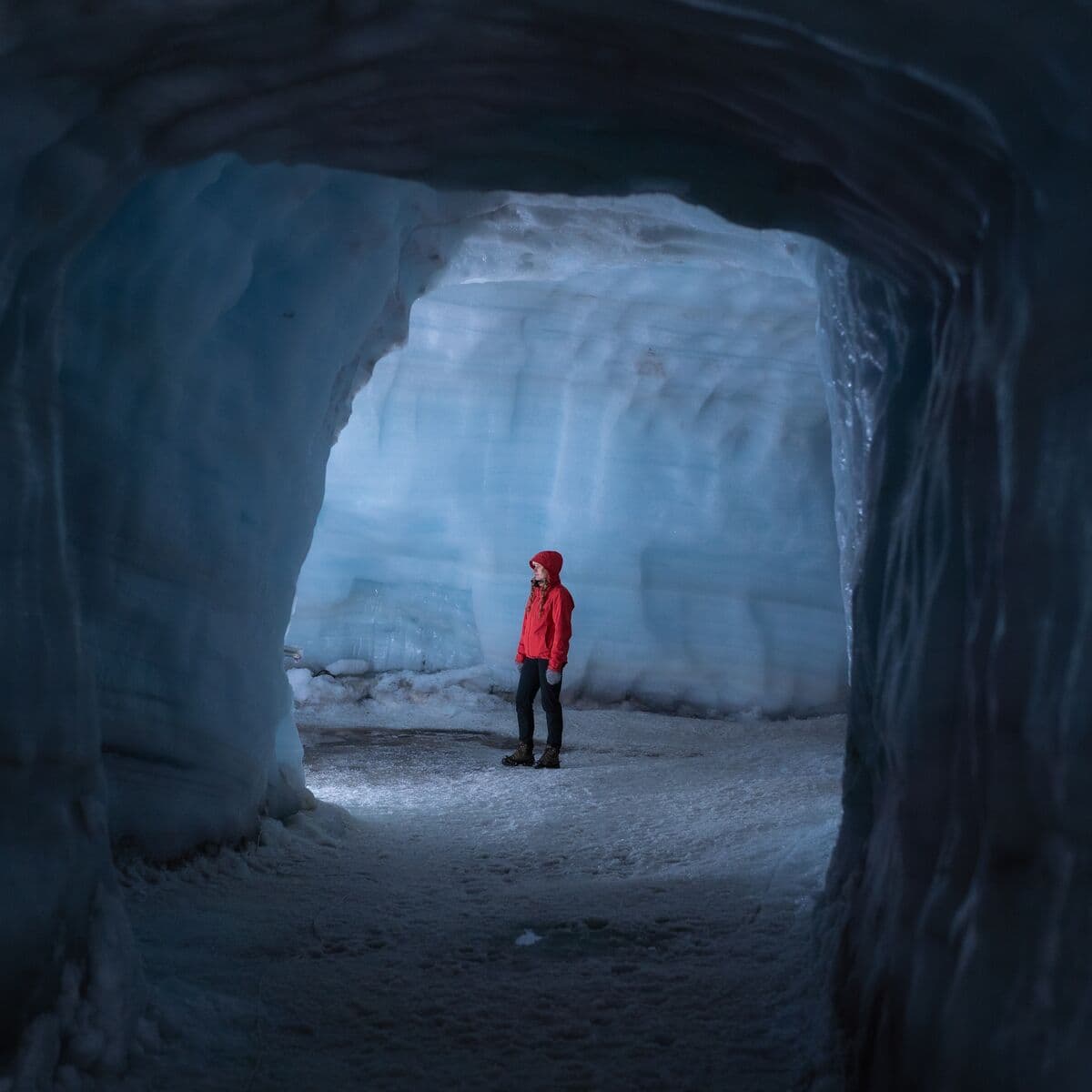 Into The Glacier - From Klaki Base Camp