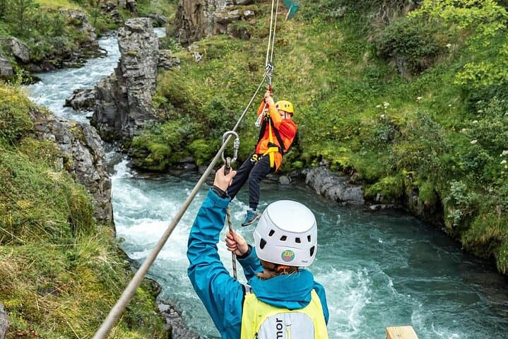 Zipline Adventure Through Glerárgil River Canyon in Akureyri Town - photo 8