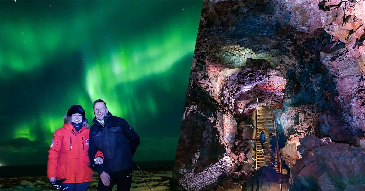 Lava Tunnel Evening Tour & Northern Lights Excursion from Reykjavík - photo 12