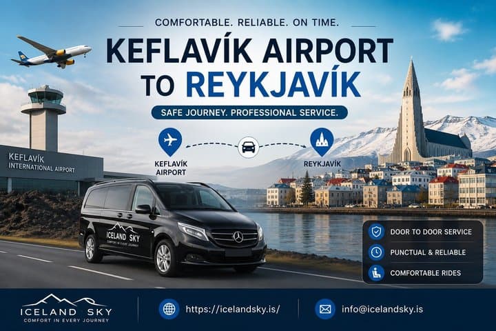 Private Airport Transfer Keflavík Reykjavík and Blue lagoon  - photo 3