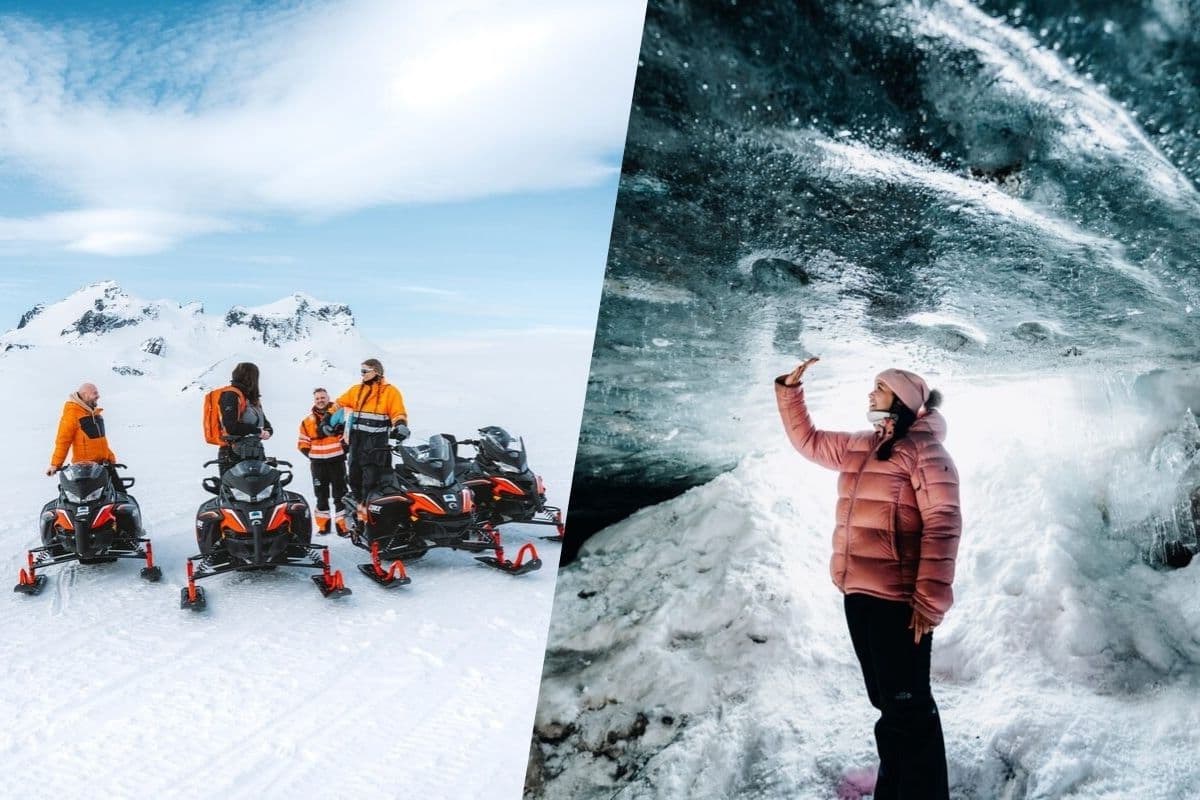 Glacier Snowmobiling & Ice Cave from Reykjavík