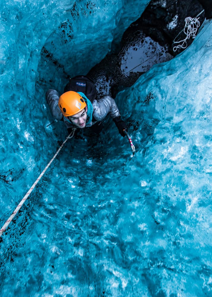 Private Ice Cave + Climbing Photoshoot Adventure