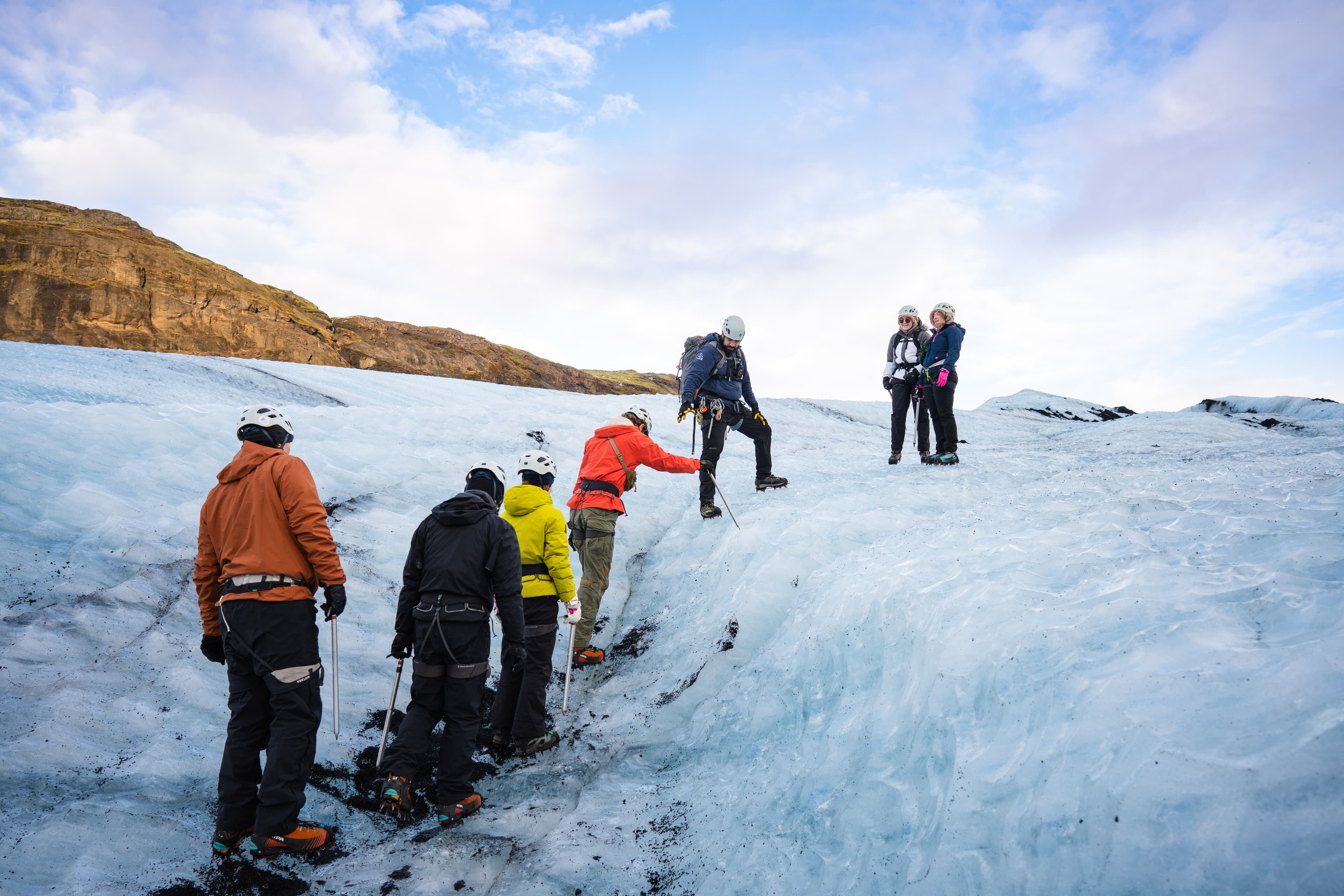 Glacier Hike & Horse Riding in South Iceland