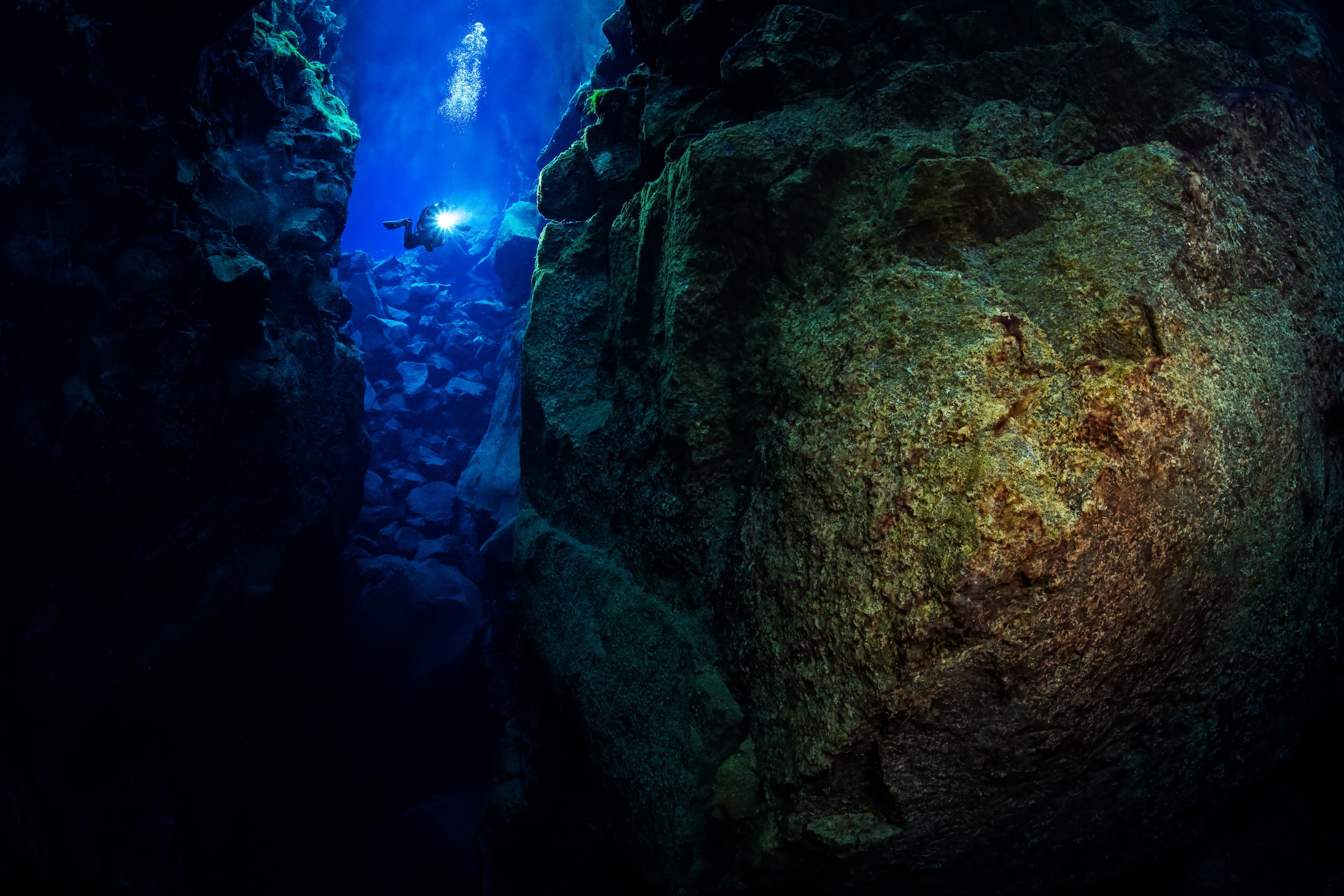 Deep Into the Blue - Silfra Diving from Reykjavík