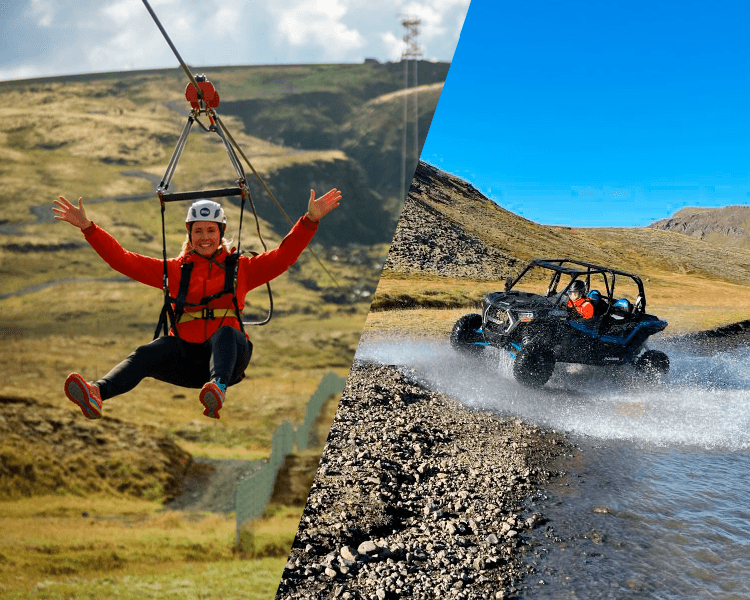 Adrenaline Combo: Off-Road Buggy & Mega Zipline Experience