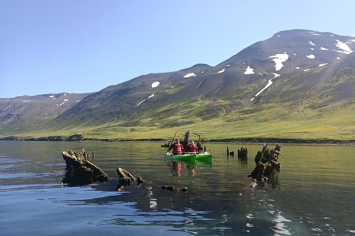 Guided kayak tour in Siglufjörður / Siglufjordur. - photo 11