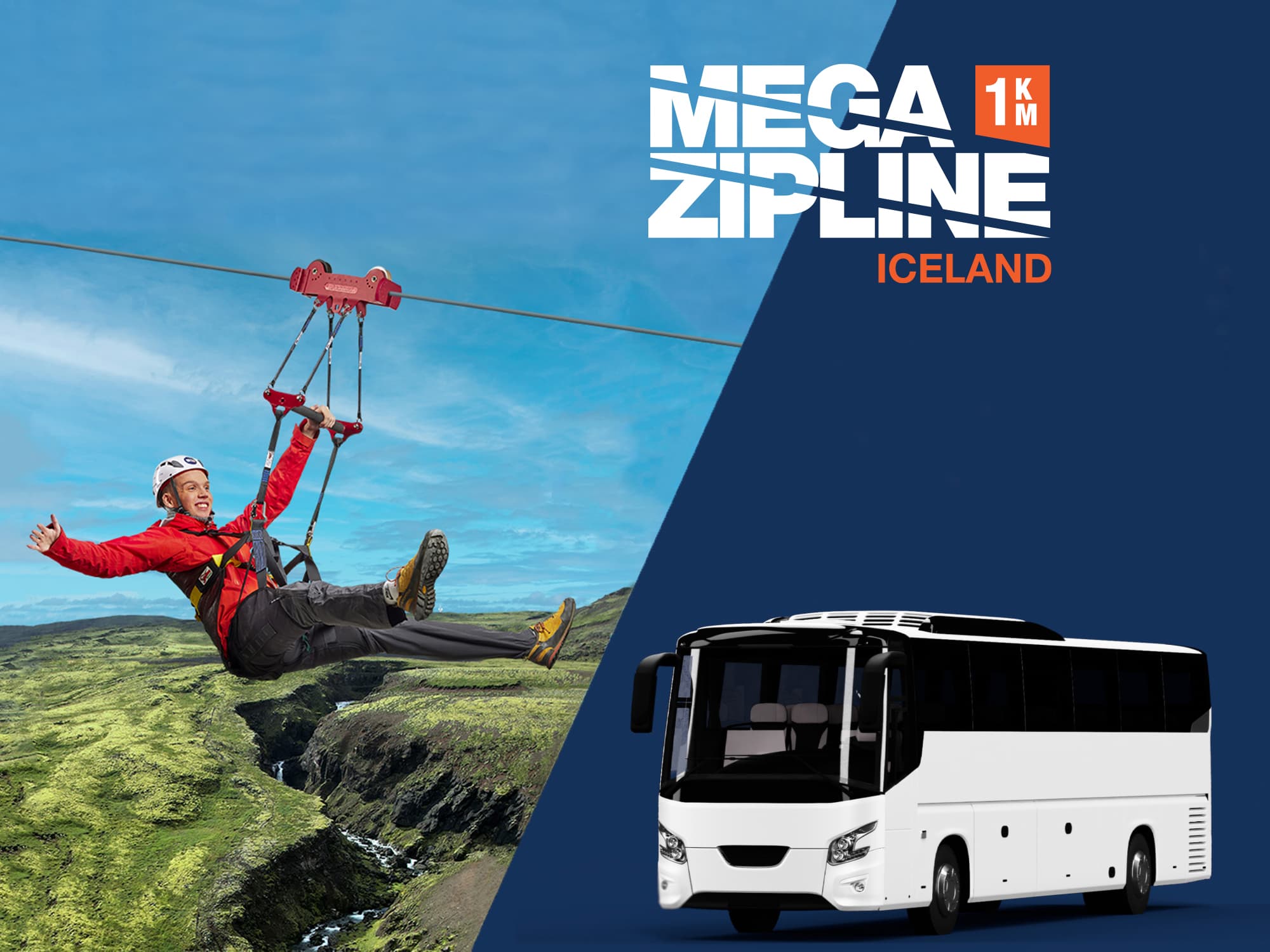 Mega Zipline Conventional Ride with transfer from Reykjavik - photo 2