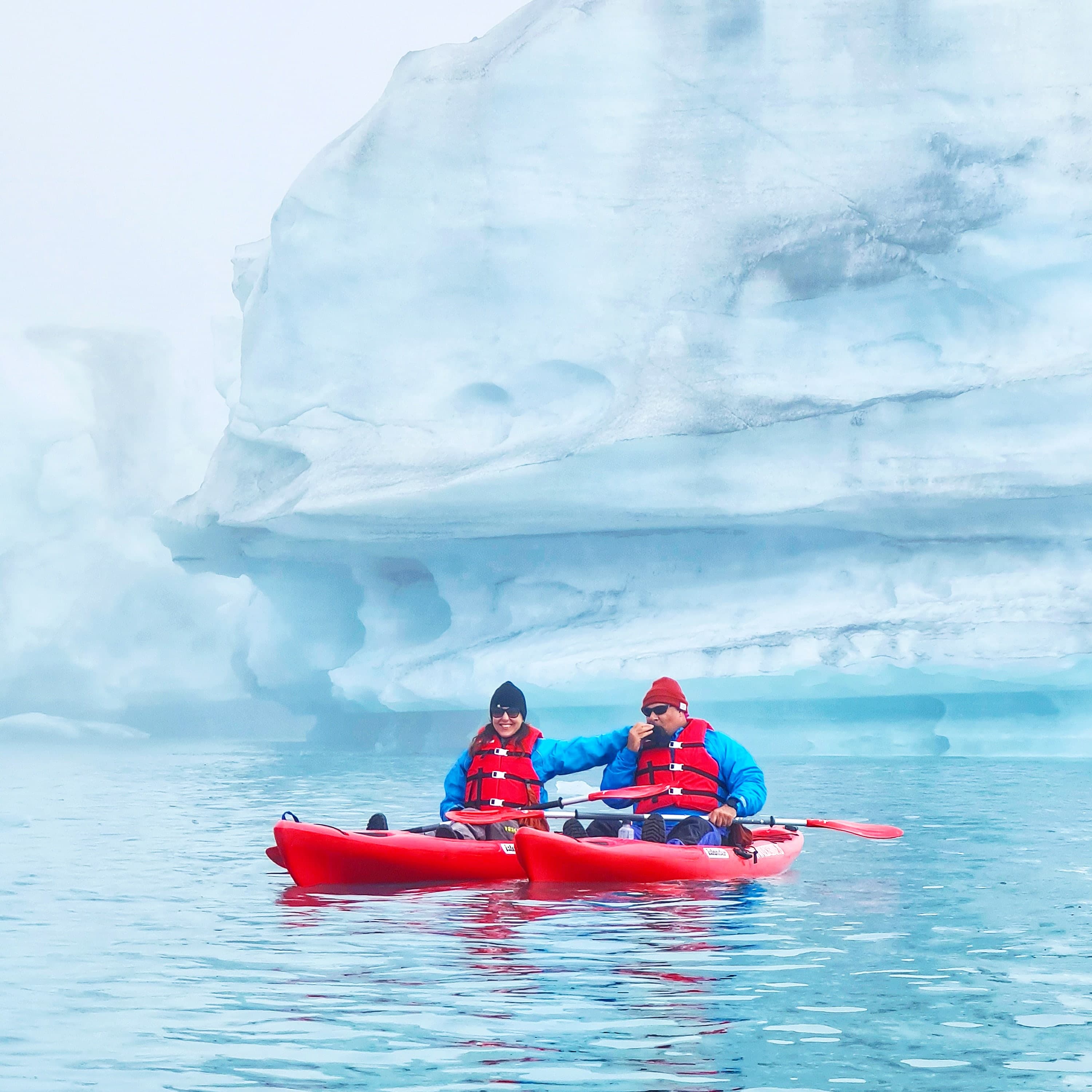 Kayaking at The Glacier Lagoon  - photo 11