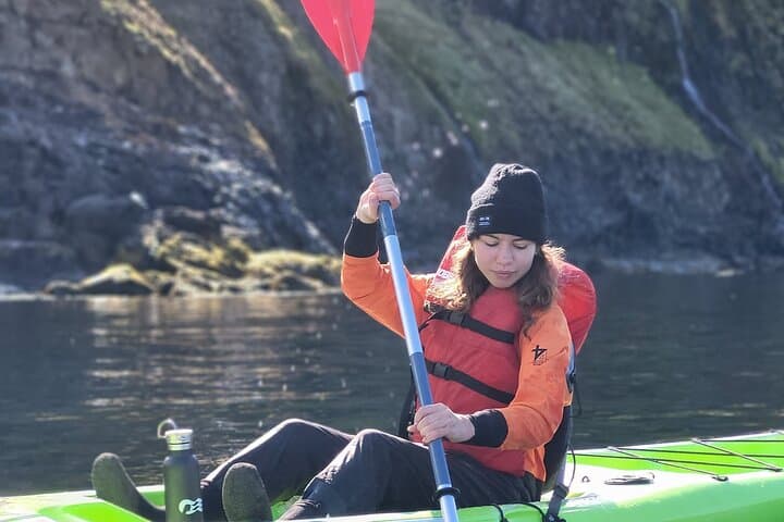 Guided kayak tour in Siglufjörður / Siglufjordur. - photo 7