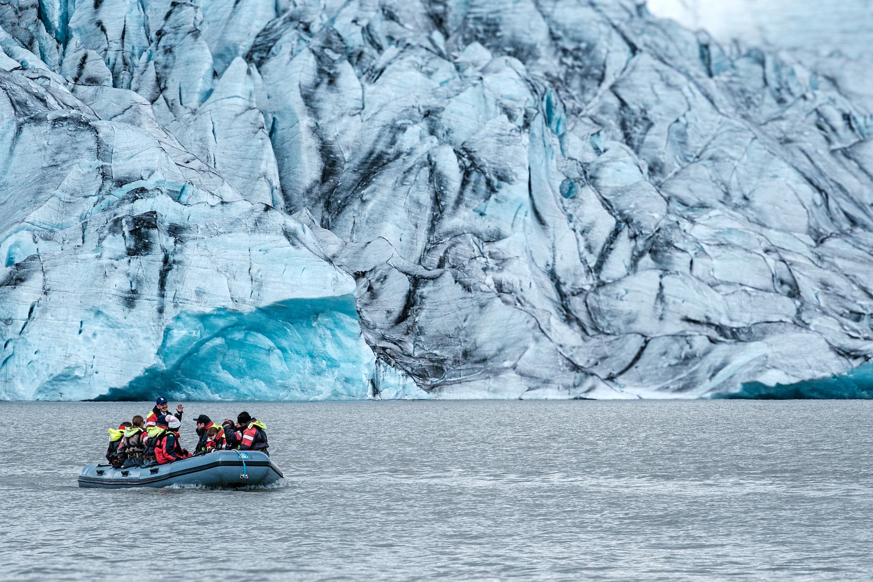 Fjallsarlon Zodiac Boat Tour & Glacier Hike - photo 2