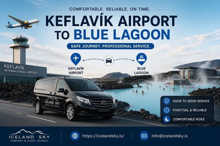 Private Airport Transfer Keflavík Reykjavík and Blue lagoon  - photo 2