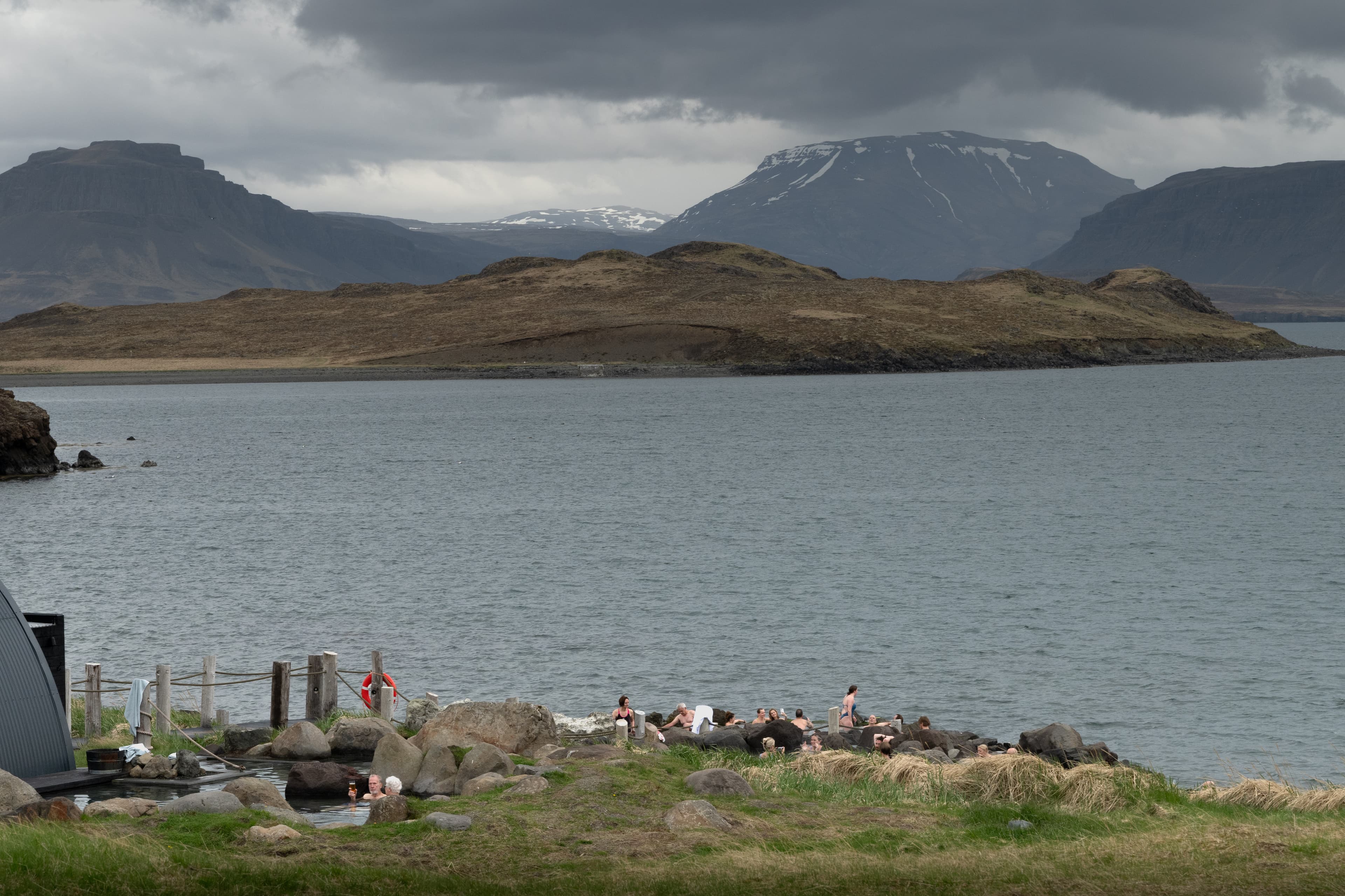 Borgarfjörður, Silver circle in minivan: lava tunnel and hot spring - photo 13