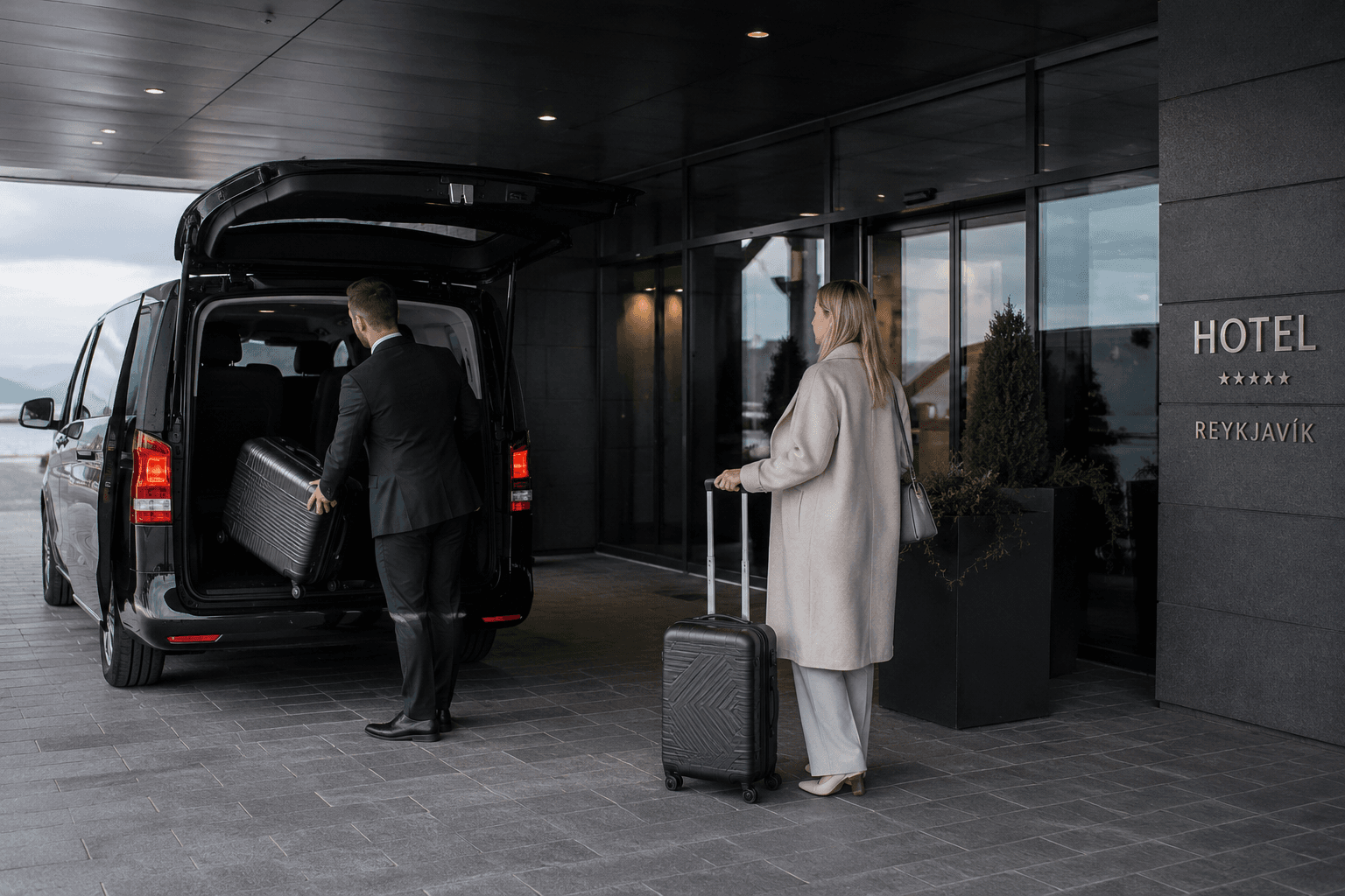 private transfer from Reykjavík - or any location selected by the customer to Keflavík International Airport