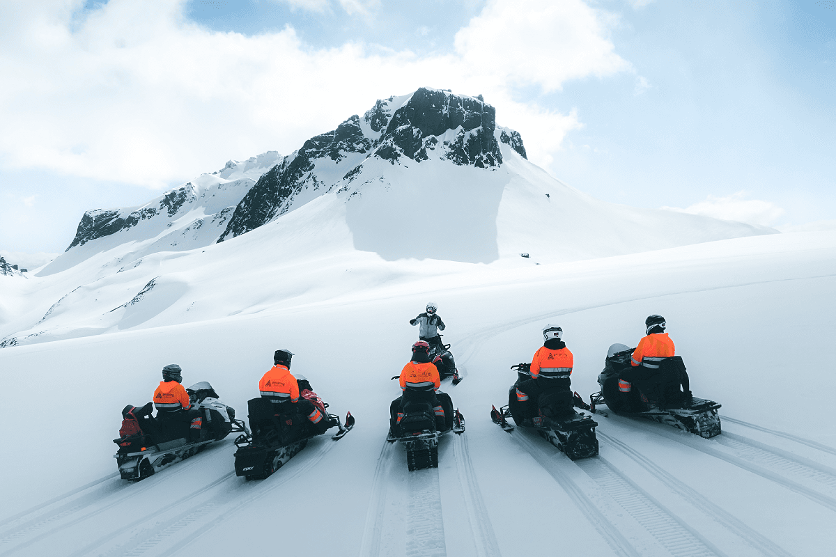 Glacier Snowmobiling from Reykjavík